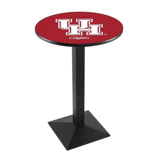 36" Blk Wrinkle Houston Pub Table